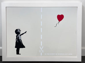 West Country Prince - 'In The Event of Divorce' Banksy Replica FRAMED TO ORDER
