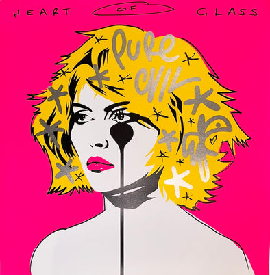 Pure Evil - 'Blondie - Heart of Glass O.F. Halo' Unique Hand-Finished Print