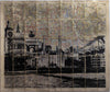 Angela Morris-Winmill - 'London Panoramic II - Silver' Original Map