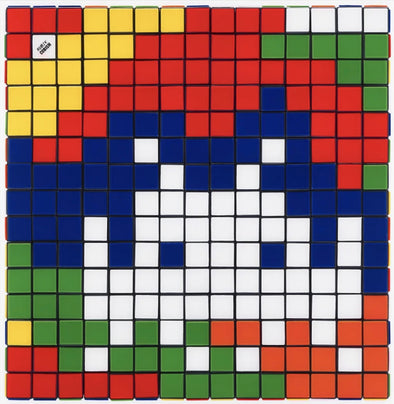 Invader - 'Rubik Camouflage' PLEASE CONTACT US TO PURCHASE - £3,950