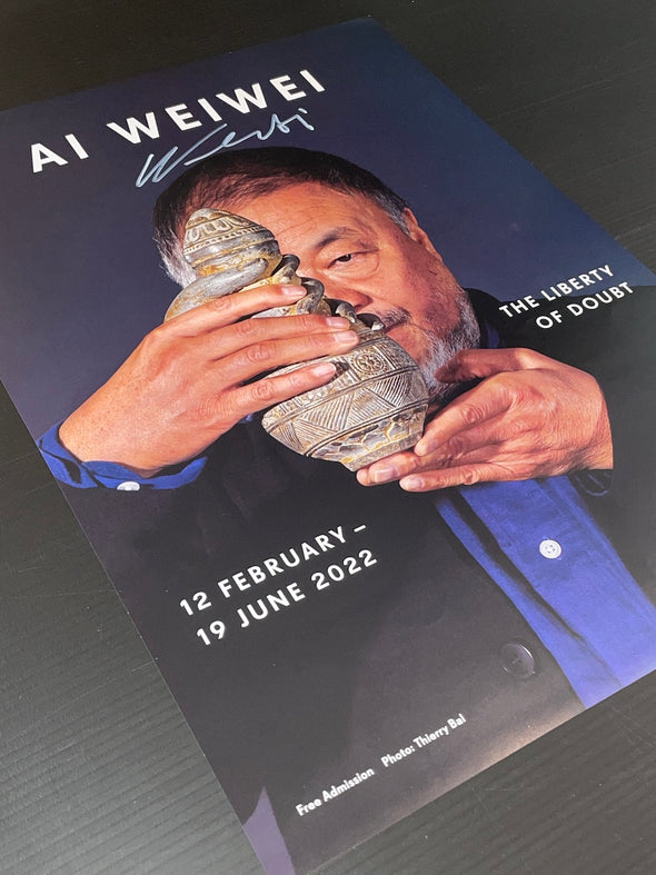 Ai Weiwei - 'The Liberty of Doubt' Exhibition Poster (A3 Signed Version)