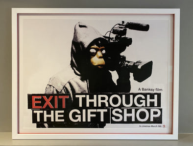 Banksy - 'Exit Through The Gift Shop' Original Film Quad Poster