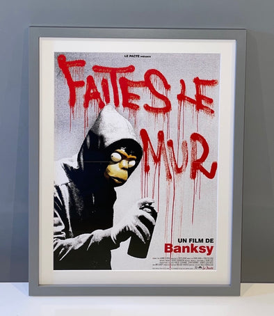 Banksy - 'Exit Through The Gift Shop Film Poster' (Small French Version) EXCLUDED FROM SMOKING HOT 25% OFF