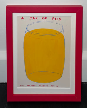 David Shrigley - 'A Jar Of Piss' (Mini Postcard Print)