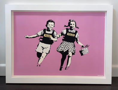 West Country Prince - 'Police Kids' (Pink) Banksy Replica