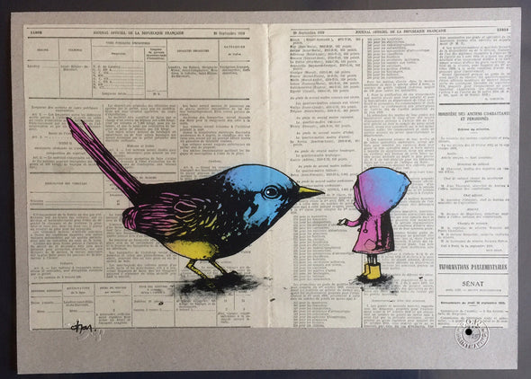 3813: Dran - 'Learning to Fly' (Colour - special edition of 25) Very Rare! SOLD