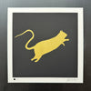 Blek Le Rat - 'Golden Rat' (On Black)