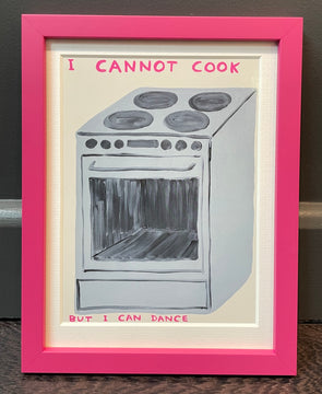 David Shrigley - 'I Cannot Cook' (Mini Postcard Print)