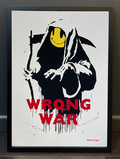 West Country Prince - 'Wrong War' Banksy Replica FRAMED TO ORDER
