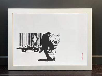 West Country Prince - 'Barcode' Banksy Replica FRAMED TO ORDER