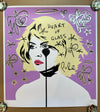 Pure Evil - 'Blondie - Heart of Glass Lilac' Unique Hand-Finished Print