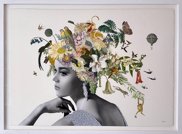 Maria Rivans - 'Grace' ORIGINAL COLLAGE (Please contact us directly to purchase)