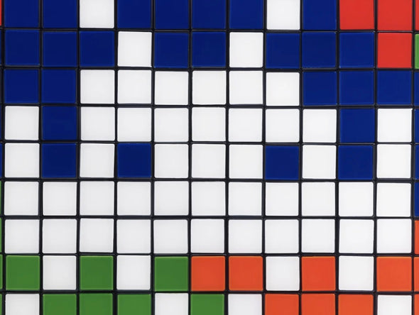 Invader - 'Rubik Camouflage' PLEASE CONTACT US TO PURCHASE - £3,950