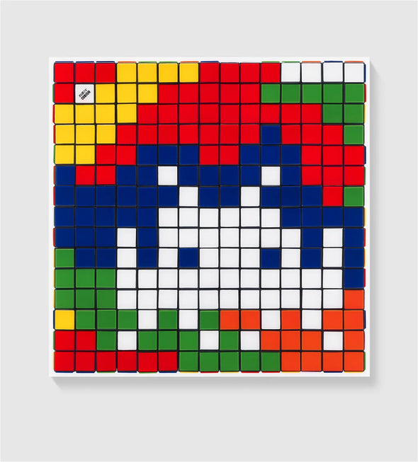 Invader - 'Rubik Camouflage' PLEASE CONTACT US TO PURCHASE - £3,950 (EXCLUDED FROM SMOKING HOT 25% OFF)