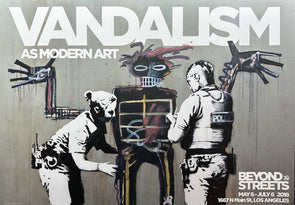 Banksy - 'Vandalism (Rare Beyond The Streets Exhibition Show Poster)'