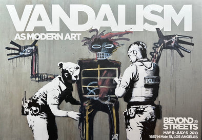 Banksy - 'Vandalism (Rare Beyond The Streets Exhibition Show Poster)'