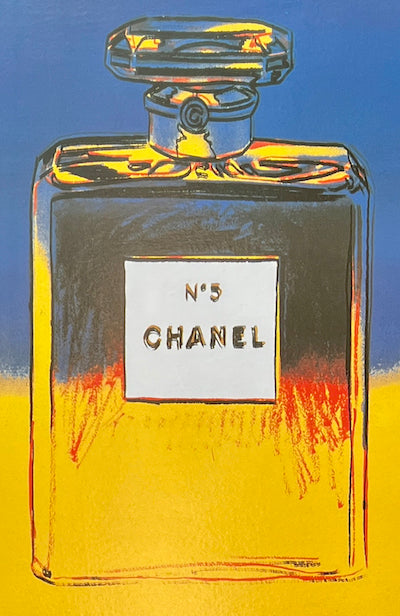 Chanel No 5 (Yellow / Blue) Small, Andy Warhol