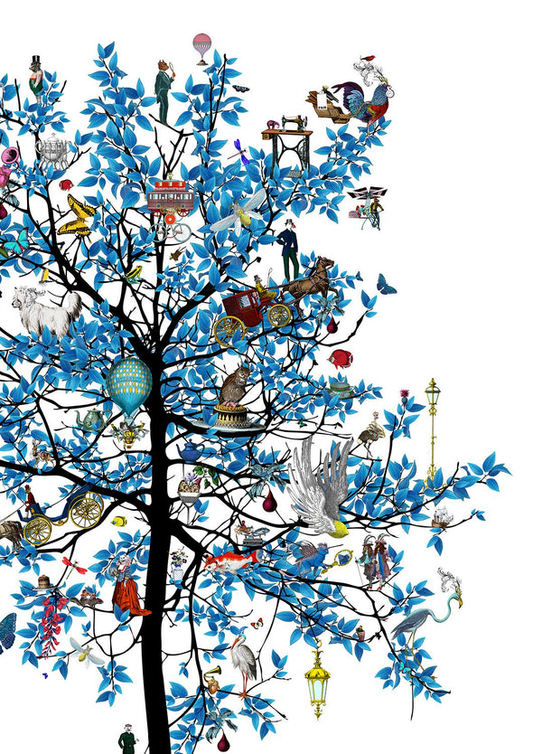 Kristjana S Williams - 'Mammalian Blue Folk Tree'