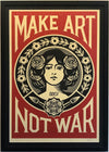 OBEY Shepard Fairey - 'Make Art Not War'