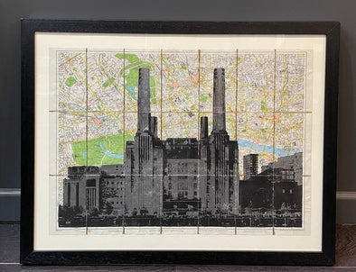 Angela Morris-Winmill - 'Battersea Silver Leaf' Original Map