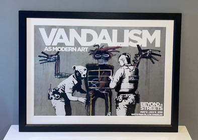 Banksy - 'Vandalism (2018 Official Beyond The Streets Exhibition Poster)'