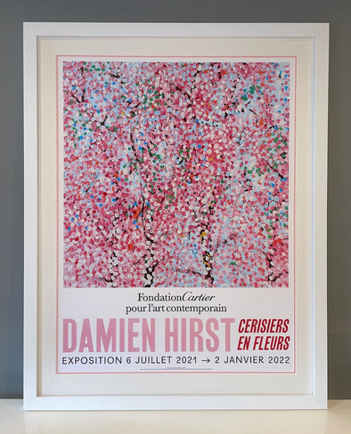 Damien Hirst - 'Cherry Blossoms Paris Exhibition Poster (Colourful Blossom)' FRAMED TO ORDER