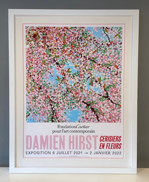 Damien Hirst - 'Cherry Blossoms Paris Exhibition Poster (Wisdoms Blossom)' FRAMED TO ORDER