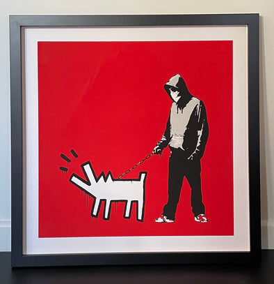 West Country Prince - 'Choose Your Weapon' (Red) Banksy Replica