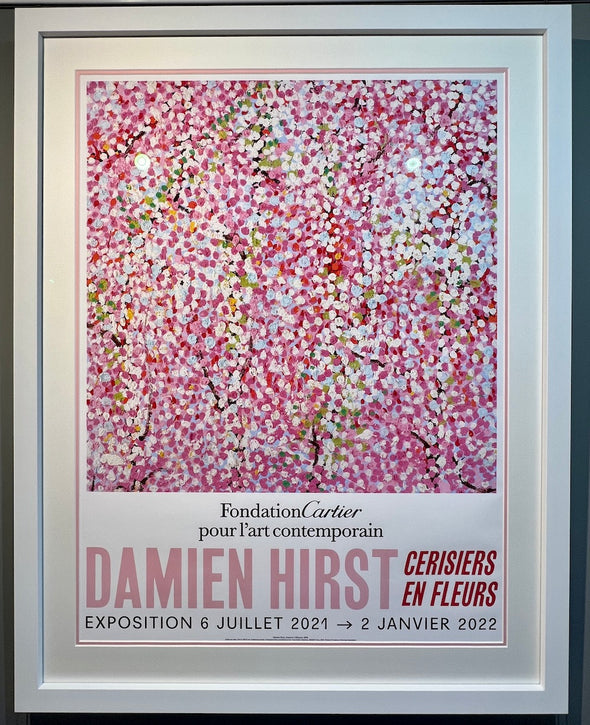 Damien Hirst - 'Cherry Blossoms Paris Exhibition Poster (Emperor's Blossom)' FRAMED TO ORDER
