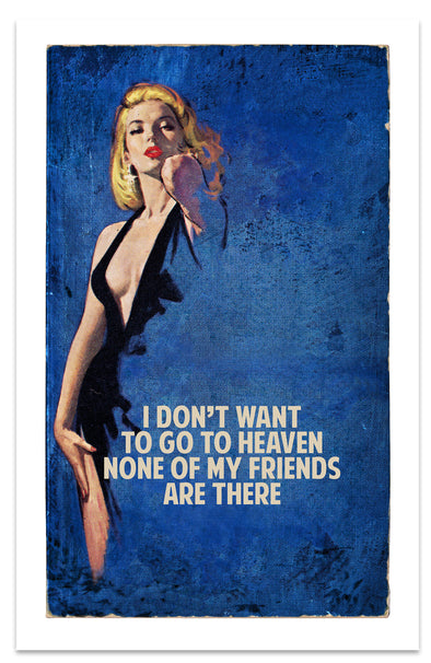 The Connor Brothers - 'I Don't want To Go To Heaven' XXL Size (Framed) SOLD