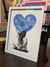 Alessio B - 'Girl With Heart Tags - Blue'