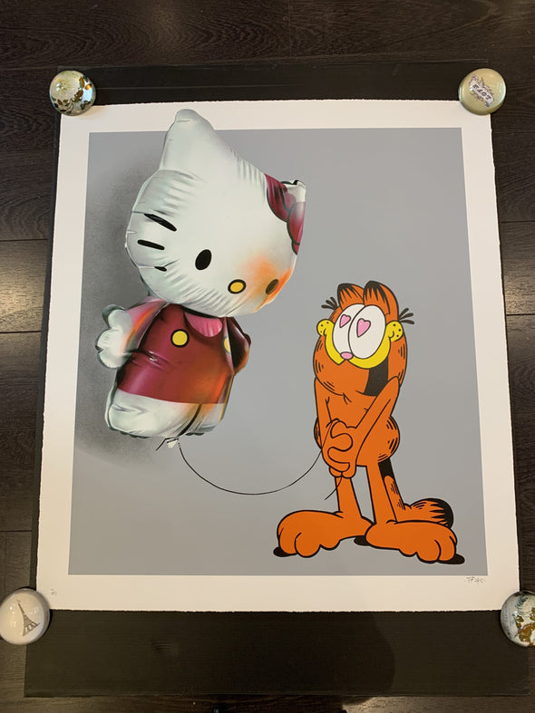Fanakapan - 'Hellooo Kitty' Printer's Proof (Grey Main Edition)