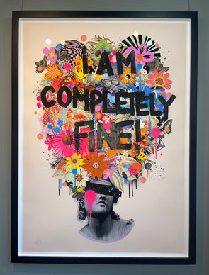 Victoria Topping - 'I Am Completely Fine IV' Unique 1/1 Print