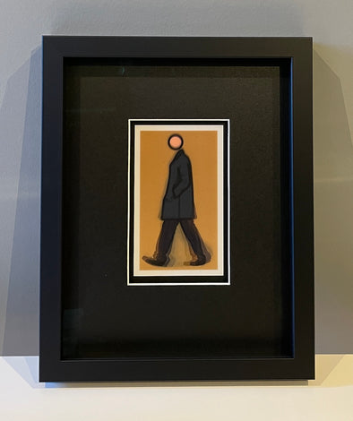 Julian Opie - 'Jeremy Walking In Coat' (Lenticular Postcard)