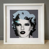 West Country Prince - 'Kate Moss' (Grey Background) Banksy Replica