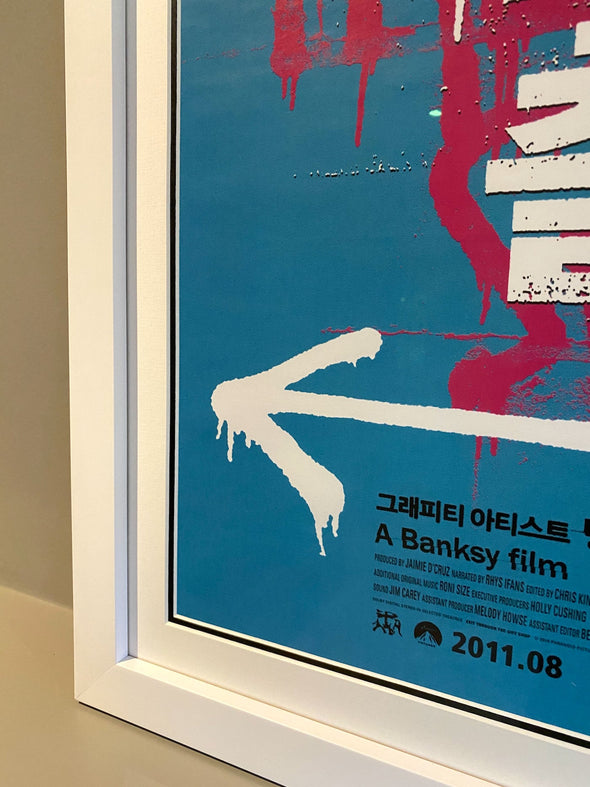 Banksy - 'Exit Through The Gift Shop' Original Film Poster (Rare Korean Version)