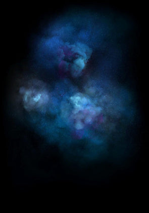 Lauren Baker - 'Galaxy Explosion - Diamond Dust Blue'