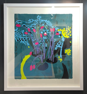 Bruce McLean - 'Light Blue Garden Seat With Violet Stalks' (EXCLUDED FROM HAPPY20 OFFER)