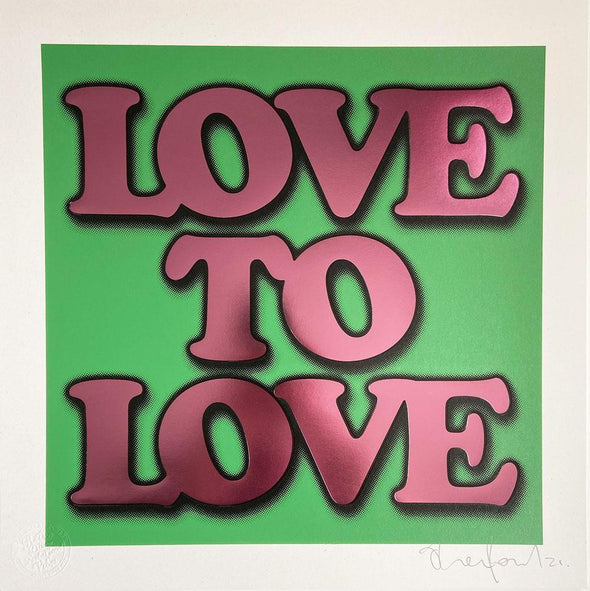 Oli Fowler - 'Love to Love - Green'