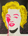 Pure Evil - 'Classic Marilyn - Blondes Have More Fun' Unique Hand Finished Print