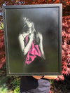 Snik - 'Memories Fade Away' (Pink) Original Canvas