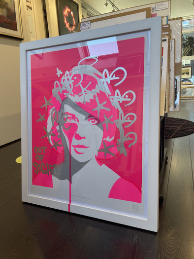 Pure Evil - 'Natalie Wood - Out of Sight' Unique Hand Finished Print