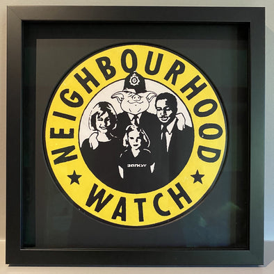 Banksy - 'Neighbourhood Watch' (Extremely Rare Large Version)