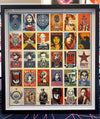 OBEY Shepard Fairey - 'Facing The Giant' 30th Anniversary Postcard Set' (Framed)