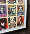 OBEY Shepard Fairey - 'Facing The Giant' 30th Anniversary Postcard Set' (Framed)