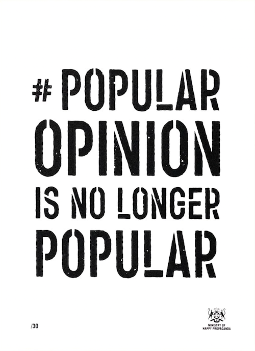 Heath Kane - 'Popular Opinion Is No Longer Popular'