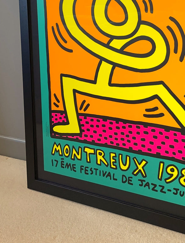 Keith Haring - '1983 Montreux Jazz Festival Poster' (Green)