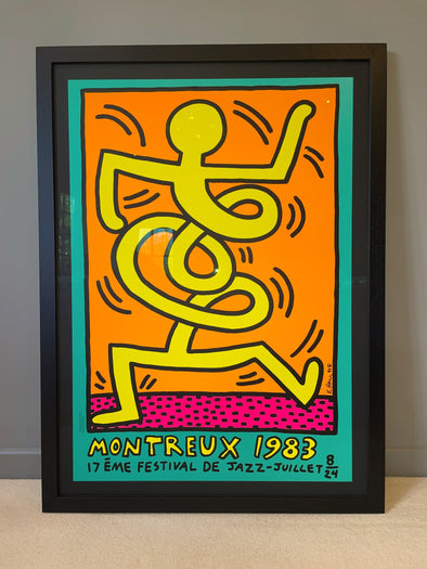 Keith Haring - '1983 Montreux Jazz Festival Poster' (Green)