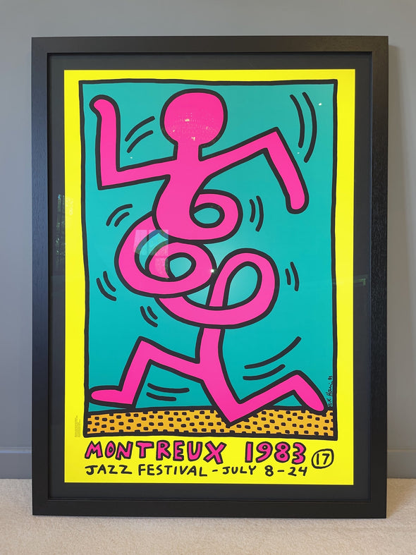 Keith Haring - '1983 Montreux Jazz Festival Poster' (Yellow)