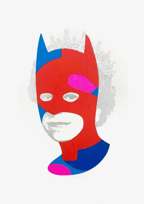 Heath Kane - 'Rich Enough To Be Batman - Red and Silver Dollar Sign'
